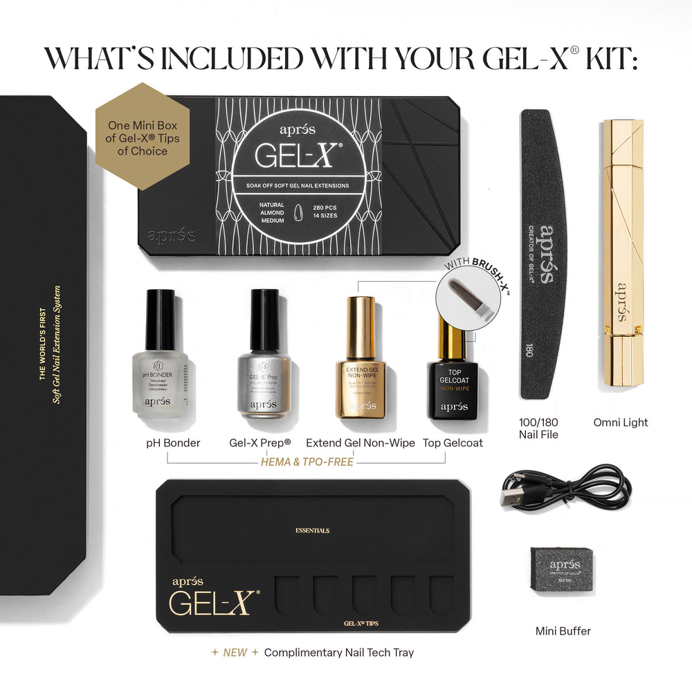 Signature Gel-X Kit + Mini Tip Box