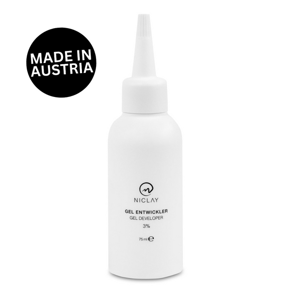 NICLAY | Gel developer 3 % | 75 ml | for eyebrow and eyelash tints