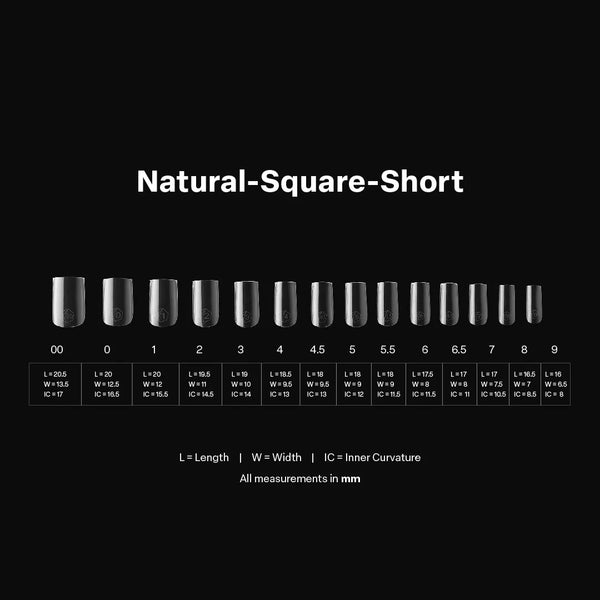 Gel-X® Natural Square Short Box 2.0(600 PCS)