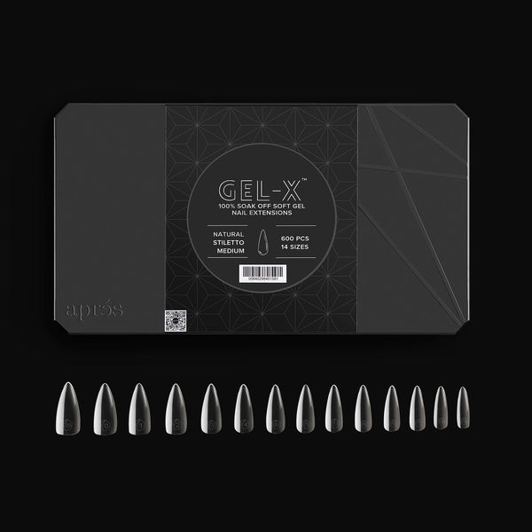Gel-X® Natural Stiletto Medium Box 2.0(600 PCS)