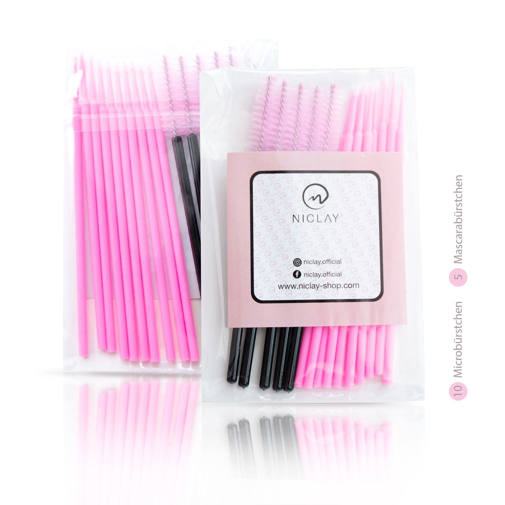 Microbrushes and mascara brushes set