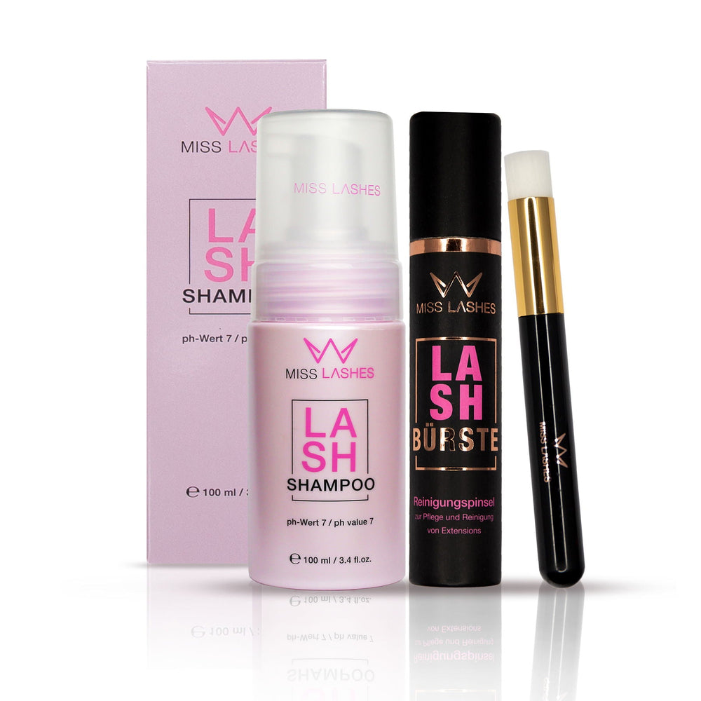 Miss Lashes Shampoo + Lash Brush